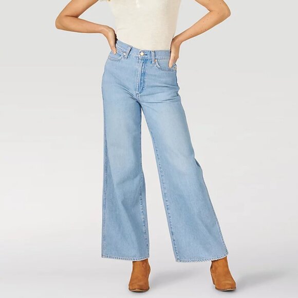 NWT Wrangler Worldwide 611 Wide Leg Crop Jeans Plus Size 33 - Picture 4 of 14